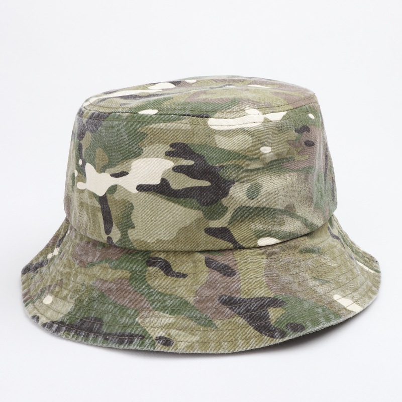 Outdoor Jungle Fisherman Hat Washed Forest Tree Camouflage Bucket Hat Cap - Image 6