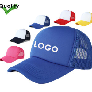 Premium Plain Sports Hat Baseball Foam Mesh Trucker Hats Caps