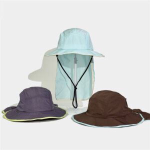 Quick Dry Fisherman Fishing Trail Outdoor Bucket Hat with Removable Neck Flap