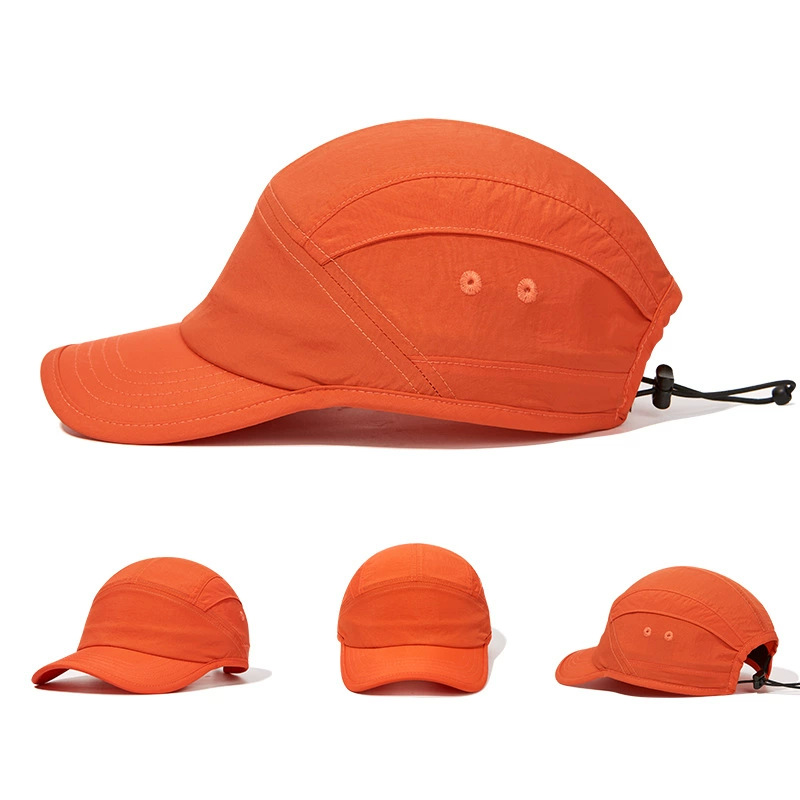 Outdoor Adjustable Unstructured Performance Sports Cap with String - Image 6