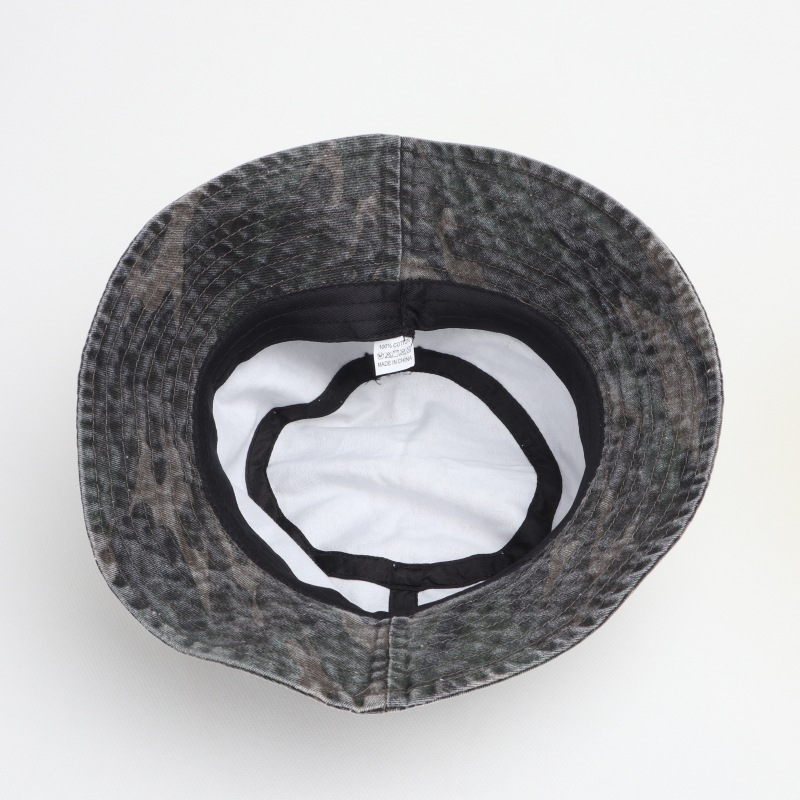 Outdoor Jungle Fisherman Hat Washed Forest Tree Camouflage Bucket Hat Cap - Image 4