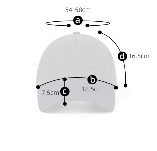 Quick Dry Nylon Waterproof Baseball Hat with Hook and Loop Fastener - Image 7