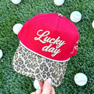 leopard brim ren snab back baseball hat cap