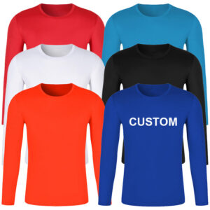 polyester long sleeve t shirts