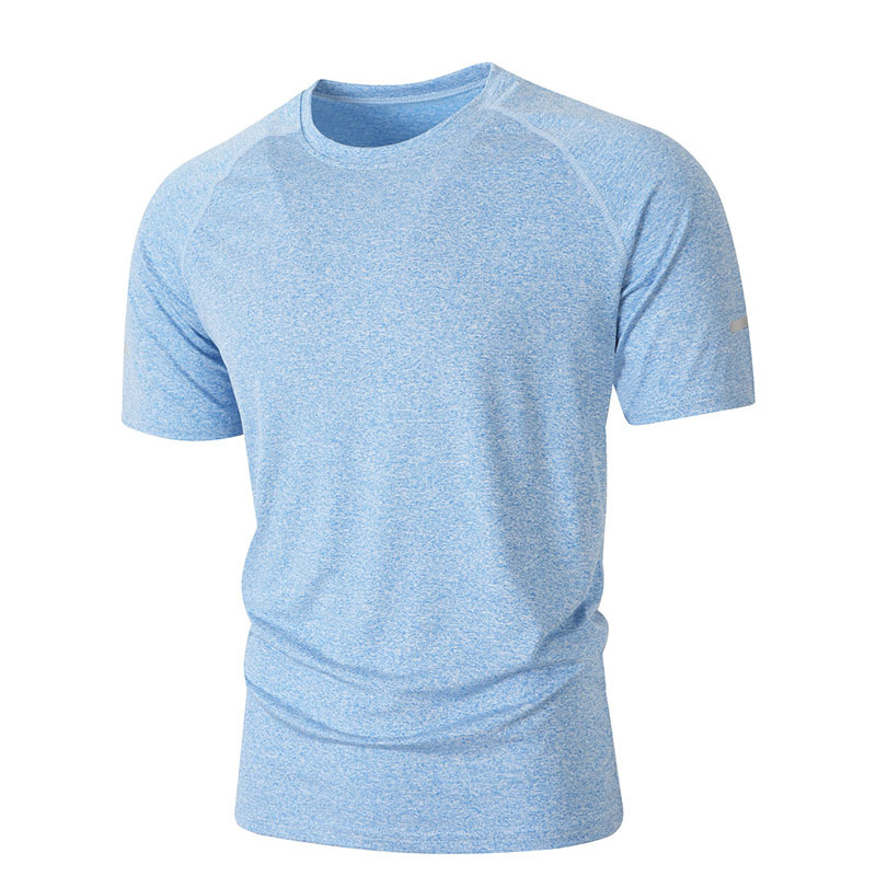 T-shirt Stretch Compression Tshirt Reflective Strap Performance Wrink Resistant Sport Running T Shirts - Image 10