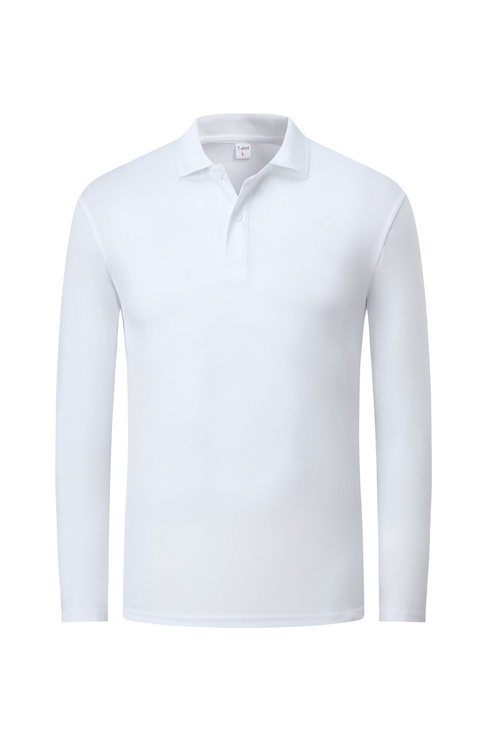 100% Polyester Quick Dry Long Sleeve Golf Polo Shirts Casual Blank Polo Tshirt for Men - Image 9