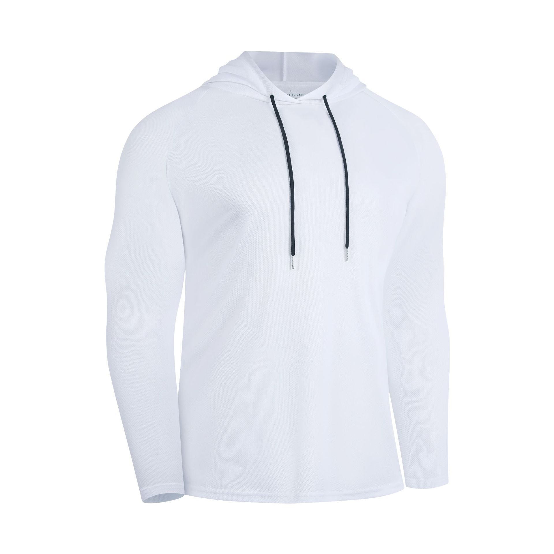 US Size Custom Graphic Athletic Gym Top Blank Long Sleeve Quick Dry T-shirts Sport T Shirt with Hood - Image 13
