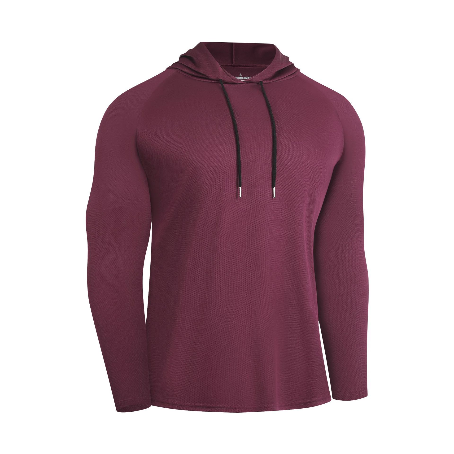 US Size Custom Graphic Athletic Gym Top Blank Long Sleeve Quick Dry T-shirts Sport T Shirt with Hood - Image 10
