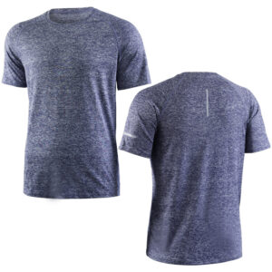 T-shirt Stretch Compression Tshirt Reflective Strap Performance Wrink Resistant Sport Running T Shirts