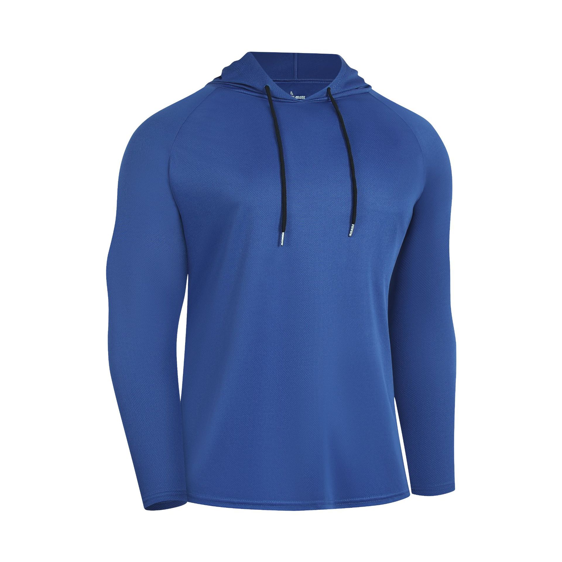 US Size Custom Graphic Athletic Gym Top Blank Long Sleeve Quick Dry T-shirts Sport T Shirt with Hood - Image 8