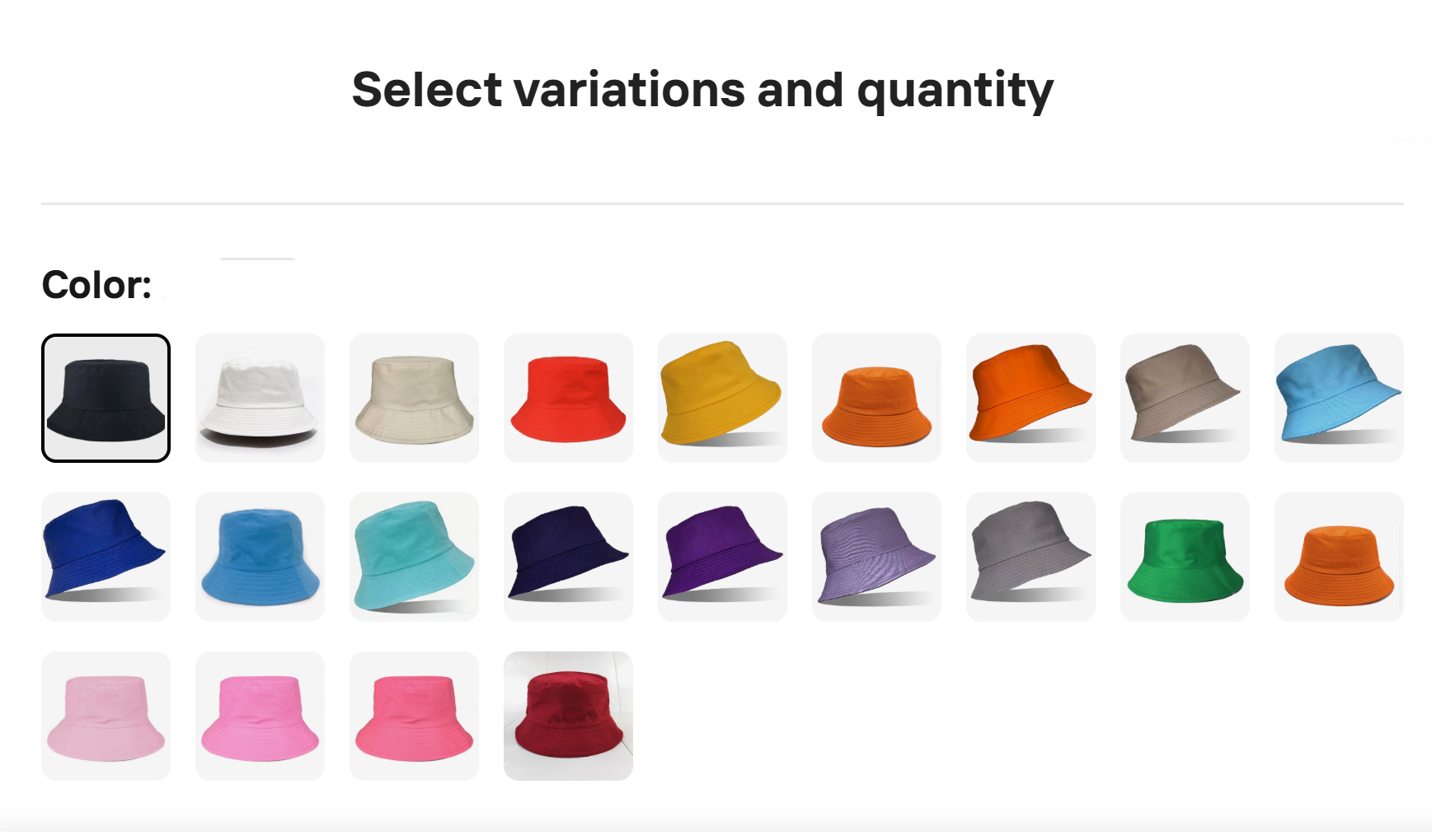 Outdoor Adult Kid Size Reversible Cotton Bucket Hat with logo - Image 6