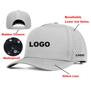5 panel golf perforated hole hat