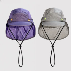 camp hat with neck cover
