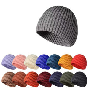 unisex knitted beanie hats caps