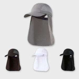 upf 50+ sun protect camp hat with neck flap