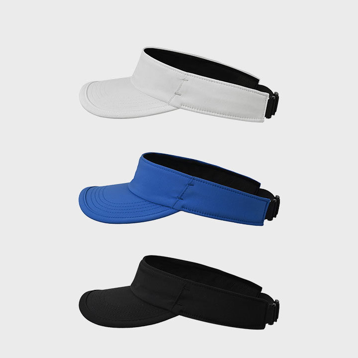 Adjustable Golf Running Visor Cap Outdoor Sports Sun Visor Hat With Sunglasses Holder Slot - Image 4