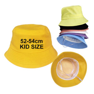 52cm - 54cm kids size bucket hat