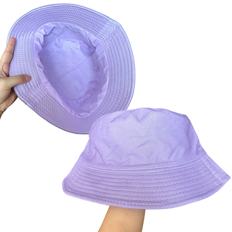 Outdoor Adult Kid Size Reversible Cotton Bucket Hat with logo - Image 2