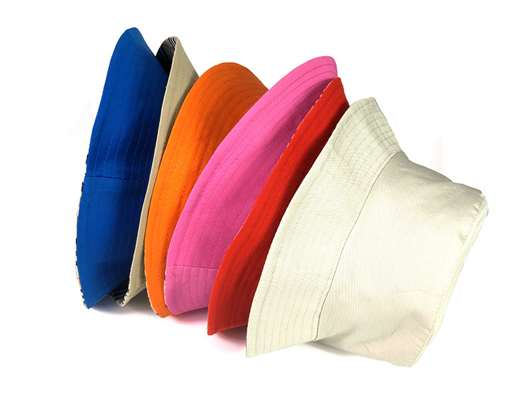 Outdoor Adult Kid Size Reversible Cotton Bucket Hat with logo - Image 5