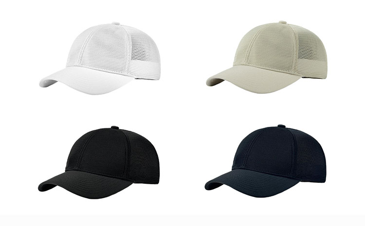 Eco-friendly Recycled Polyester 6 Panel Trucker Hat Custom Stretch Fit Mesh Casquette Fitted Baseball Hats - Image 2