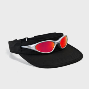 sun visor hat with sunglass