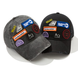 washed distressed baseball hat