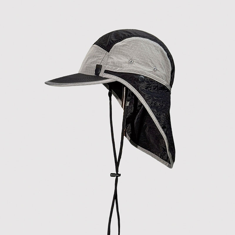Trail Camping Hiking Mountain Nylon Camp Cap with Removable Neck Flap - Image 6