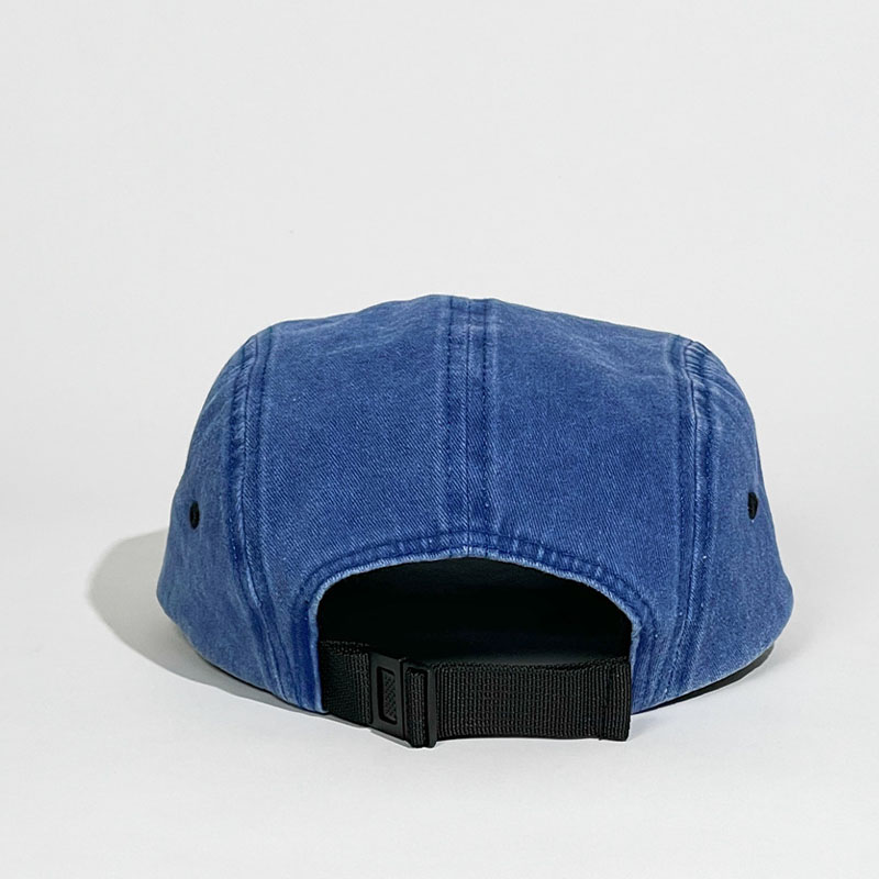 Vintage Street Retro Curved Brim Unstructured Washed Denim Dad Hat - Image 3
