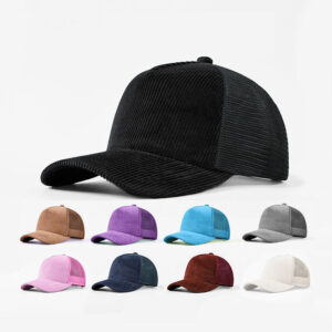 corduroy snapback hat trucker cap