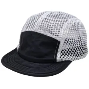 Breathable Big Hole Mesh Nylon 5 Panel Light Weight Soft Brim Sport Running Hats